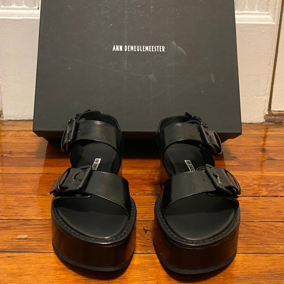 New ANN DEMEULEMEESTER Platform Sandals (fits 5/6) - Picture 4 of 10